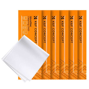 Салфетки микрофибровые 6 шт 15*15 СМ для чистки оптики K&F Concept SKU.1684